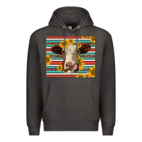 Smoke serape leopard hereford cattle mousepad Premium Hoodie - Jasminsmagicworld