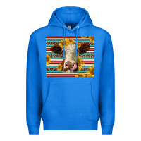 Serape Leopard Hereford Cattle Mousepad Premium Hoodie | Teevron