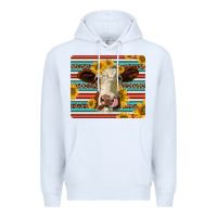 White serape leopard hereford cattle mousepad Premium Hoodie - Jasminsmagicworld