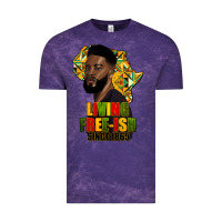 Cloud Purple juneteenth living freeish since 1865 Vintage Tee - HRA Design Shop