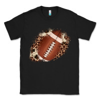 Black football cowhide leopard patch Classic Tee - JahusDesignShop