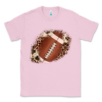 Bubblegum Pink football cowhide leopard patch Classic Tee - JahusDesignShop