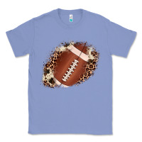 Colony Blue football cowhide leopard patch Classic Tee - JahusDesignShop