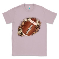 Lilac football cowhide leopard patch Classic Tee - JahusDesignShop