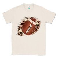 Natural football cowhide leopard patch Classic Tee - JahusDesignShop