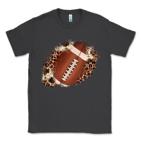 Smoke football cowhide leopard patch Classic Tee - JahusDesignShop