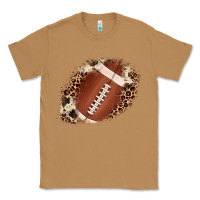 Toasted Coconut football cowhide leopard patch Classic Tee - JahusDesignShop