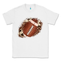 White football cowhide leopard patch Classic Tee - JahusDesignShop