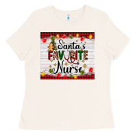 Bone santa's favorite nurse Ladies Tee - AdoDesignShop