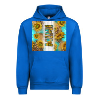 Cobalt western mother's day mimi with turquoise and sunflowers and leopard tu Urban Hoodie - TumblerDesignByShophia