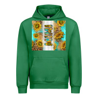 Emerald western mother's day mimi with turquoise and sunflowers and leopard tu Urban Hoodie - TumblerDesignByShophia