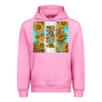 Fuchsia Pink western mother's day mimi with turquoise and sunflowers and leopard tu Urban Hoodie - TumblerDesignByShophia