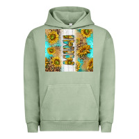 Pigment Oil Green western mother's day mimi with turquoise and sunflowers and leopard tu Urban Hoodie - TumblerDesignByShophia