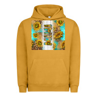 Pigment Peanut Butter western mother's day mimi with turquoise and sunflowers and leopard tu Urban Hoodie - TumblerDesignByShophia