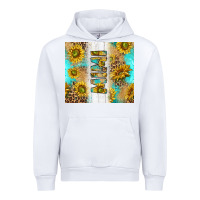 White western mother's day mimi with turquoise and sunflowers and leopard tu Urban Hoodie - TumblerDesignByShophia