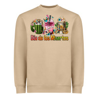 Mushroom mexican día de los muertos coffee cups Heavyweight Sweatshirt - FaDigitalArtStudio