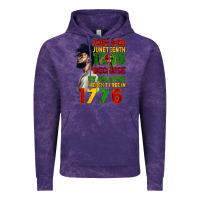 Cloud Purple July 4th Juneteenth 1865 Vintage Hoodie - CowGirlArtShop