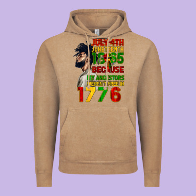 July 4th Juneteenth 1865 Vintage Hoodie Designed By Cowgirlartshop