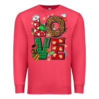 Cardinal Love Nurse Christmas Premium Sweatshirt - NancyCooperArtShop