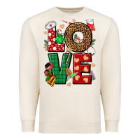 Sandshell Love Nurse Christmas Premium Sweatshirt - NancyCooperArtShop