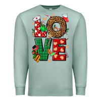 Seafoam Love Nurse Christmas Premium Sweatshirt - NancyCooperArtShop