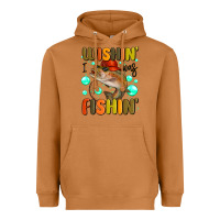 Meerkat wishing i was fishing Heavyweight Hoodie - MaliasSmallBusiness