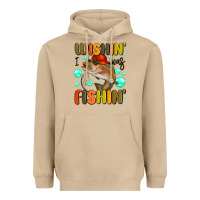 Wishing I Was Fishing Heavyweight Hoodie | Teevron
