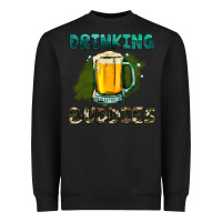 Black drinking buddies with beer Heavyweight Sweatshirt - HRA Design Shop