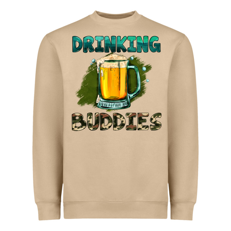 Drinking Buddies With Beer Heavyweight Sweatshirt by HRA Design Shop | Teevron
