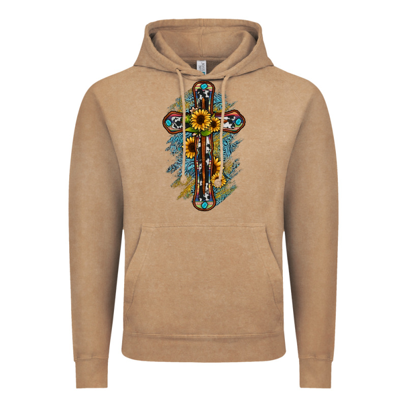 Cross Vintage Hoodie by JahusDesignShop | Teevron