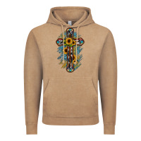 Vintage Coffee cross Vintage Hoodie - JahusDesignShop