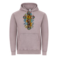 Vintage Zinc cross Vintage Hoodie - JahusDesignShop