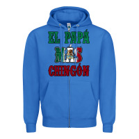 True Royal El Papa Mas Chingon Mexican Flag Zipper Hoodie - Jasminsmagicworld