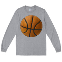 Heather Grey basketball ball Long Sleeve Tee - JahusDesignShop