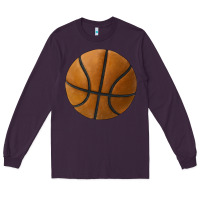 Plum basketball ball Long Sleeve Tee - JahusDesignShop