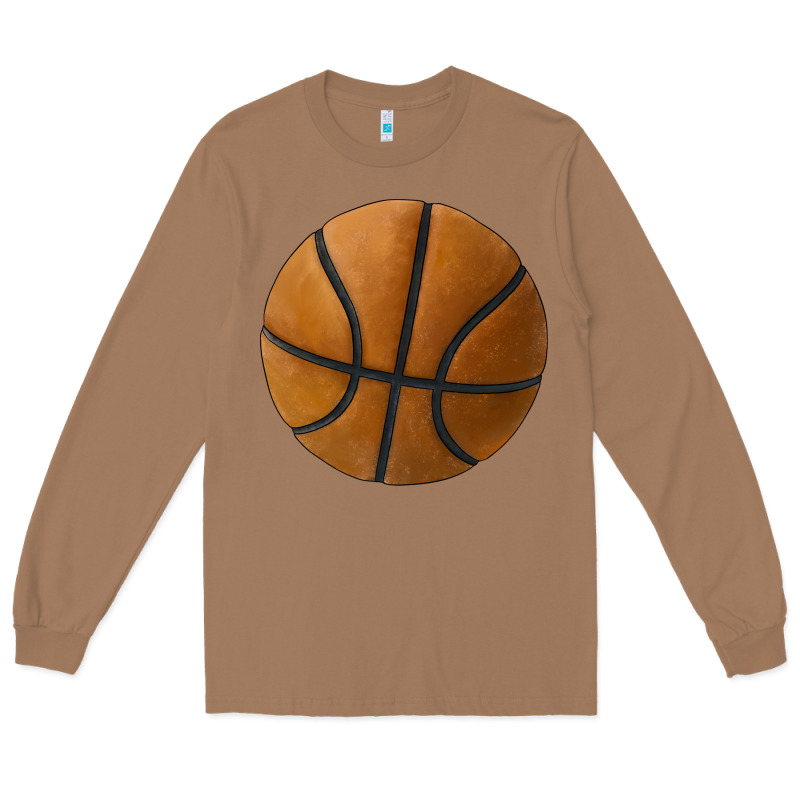 Basketball Ball Long Sleeve Tee by JahusDesignShop | Teevron