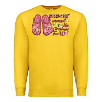 Lemon Pink Christmas crocin' around the Christmas tree Premium Sweatshirt - NancyCooperArtShop