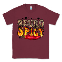 Burgundy neuro spicy neurodivergence Classic Tee - LillyAllenDesigns