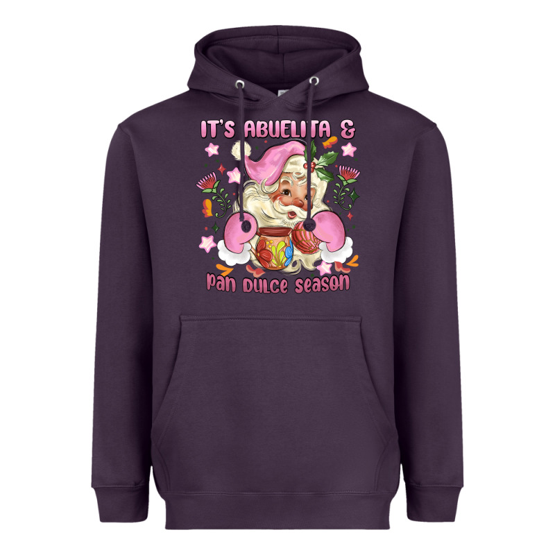 Its Abuelita And Pan Dulce Season Mexican Santa Heavyweight Hoodie by MaliasSmallBusiness | Teevron