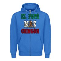 True Royal El Papa Mas Chingon Mexican Flag Zipper Hoodie - Jasminsmagicworld