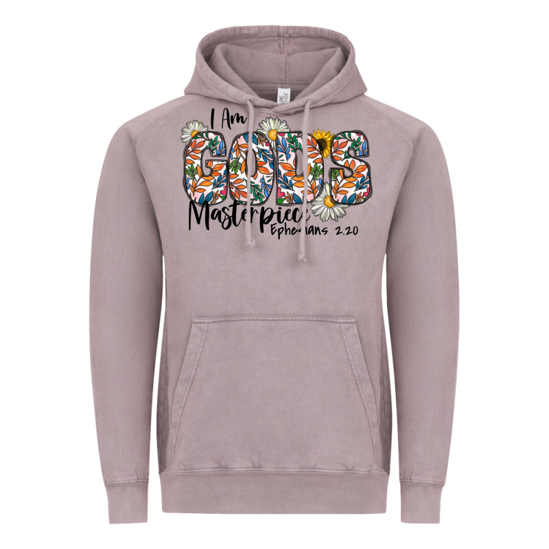 I Am Gods Master Piece Ephesians Vintage Hoodie by CowhideDigitalArt | Teevron