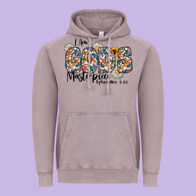 I Am Gods Master Piece Ephesians Vintage Hoodie Designed By Cowhidedigitalart