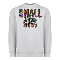 Heather Grey small business gİgi Heavyweight Sweatshirt - CowhideDigitalArt