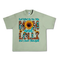 Oil Green god gifted me two titles mom and lolli  and i rock Urban Heavy Tee - JahusDesignShop