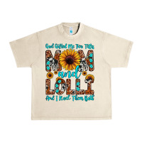 God Gifted Me Two Titles Mom And Lolli  And I Rock Urban Heavy Tee | Teevron