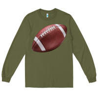 Army Green football ball Long Sleeve Tee - JahusDesignShop