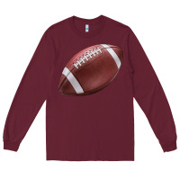 Burgundy football ball Long Sleeve Tee - JahusDesignShop