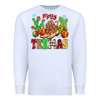 White Merry Texmas Premium Sweatshirt - MaliasSmallBusiness