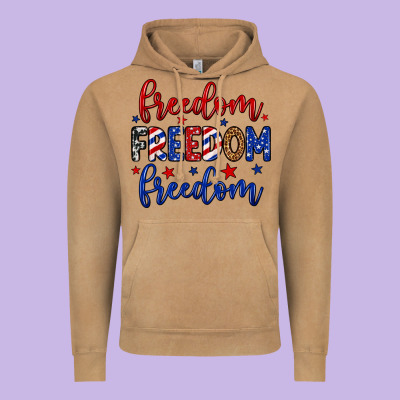 Freedom Freedom Freedom Vintage Hoodie Designed By Neo Western