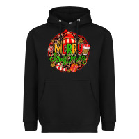 Black merry leopard merry christmas Heavyweight Hoodie - MaliasSmallBusiness